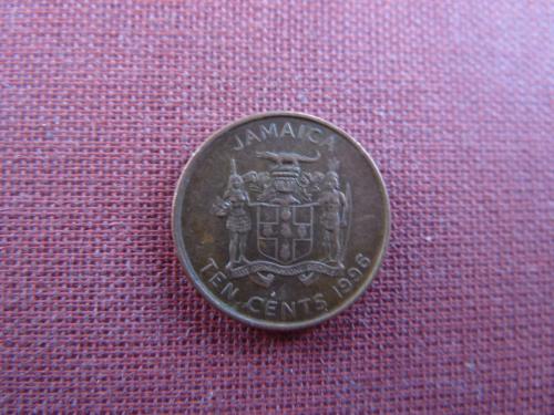 Ямайка 10 центов 1996г.