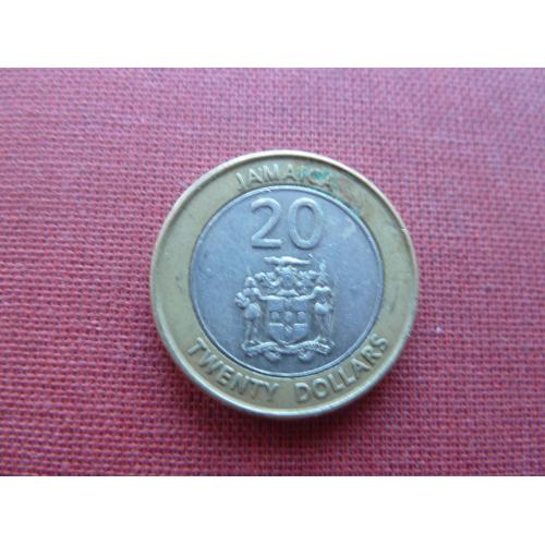 Ямайка 20 долларов 2001г.