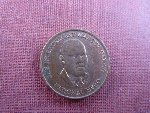 Ямайка 25 центов 1996г.