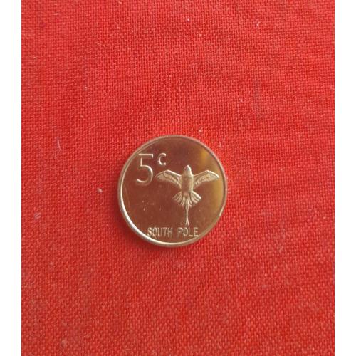 Южный полюс 5 центов 2013г. South Pole,очень редкие
