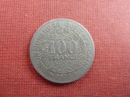 Западная Африка 100 франков  1976г.Западно-Африканский Валютный Союз.