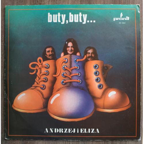   Andrzej I Eliza  Buty, Buty.. Album Red Label LP Record Vinyl single Poland Pronit Пластинка Винил