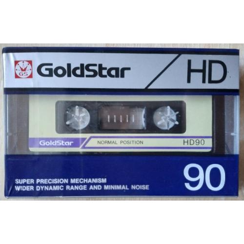 Аудиокассета GoldStar HD 90 Винтаж Новая Запечатанная