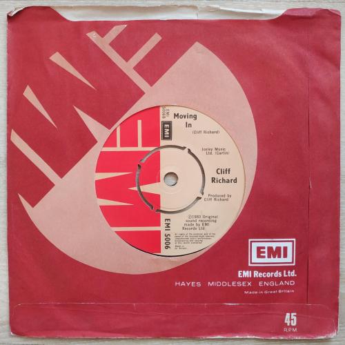 Cliff Richard Carrie Moving In 7 LP Record Vinyl single Клифф Ричард Пластинка Винил