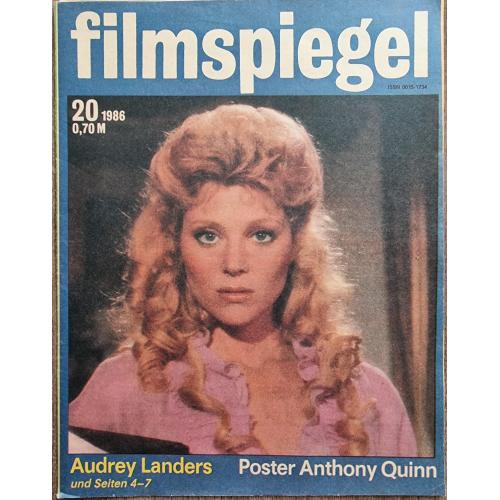 DDR Magazin Filmspiegel 1986 №20 Киножурнал ГДР Одри Ландерс Лиллиан Гиш