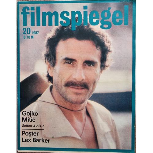 DDR Magazin Filmspiegel 1987 №20 Киножурнал ГДР Гойко Митич Магда Вашариова Д. Рид Poster Lex Barker