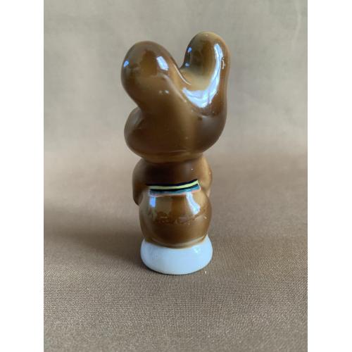 Фарфор Статуэтка Олимпийский мишка Скульптурна композиція Олімпійський мішка Коростень