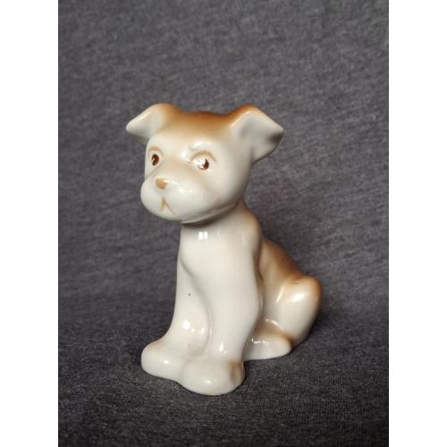 Фарфор Статуэтка Щенок Собака