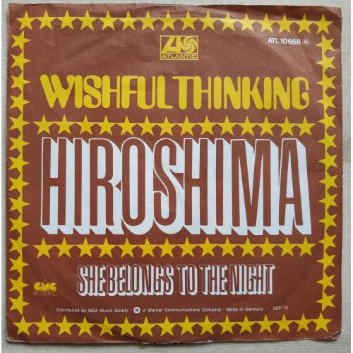 Hiroshima Dave Morgan Wishful Thinking She Belongs To The Night 7 LP Record Vinyl Пластинка Винил