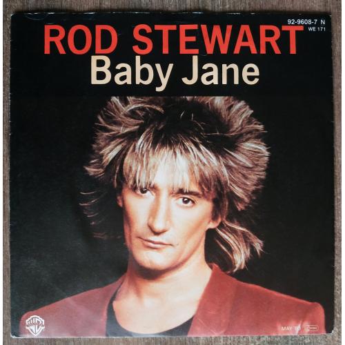 Rod Stewart Baby Jane 7 LP WB Record Vinyl single Род Стюарт Пластинка Винил
