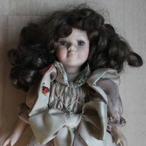 Игрушка Кукла фарфор Девочка 25 см Германия ГДР середина 20 века