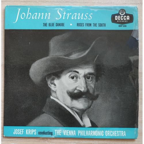 Johann Strauss The Blue Danube Roses From The South Josef Krips 7 LP Record Vinyl Пластинка