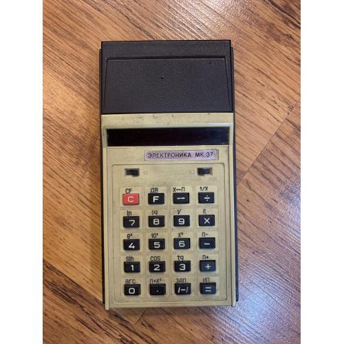 Калькулятор Электроника МК 37 Electronic Calculator Vintage 