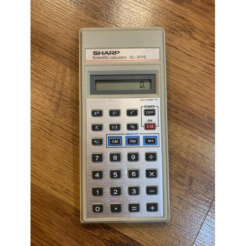Калькулятор Sharp EL-301S Electronic Calculator Vintage 