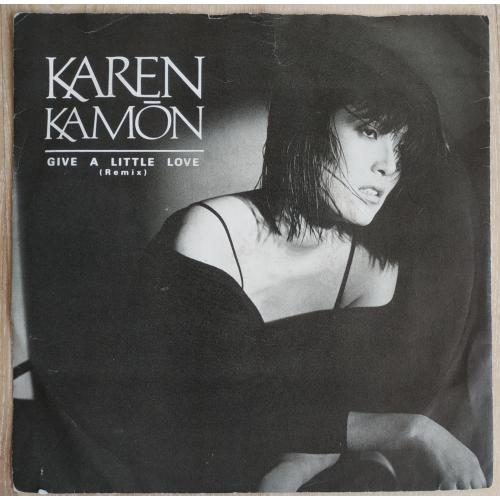 Karen Kamon Give f little love Remix 7 LP Record Vinyl single Пластинка Винил