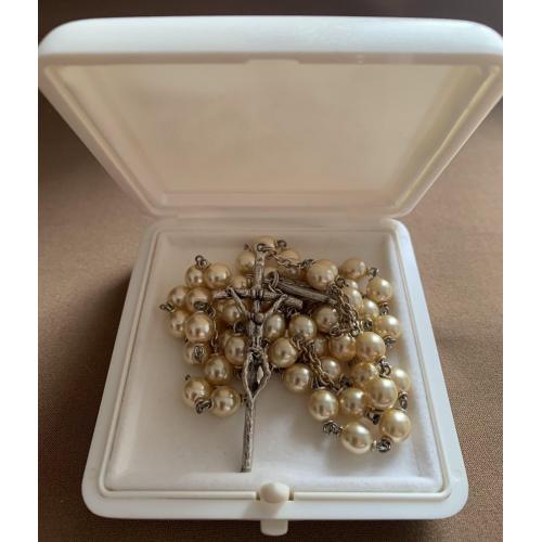 Католицький хрестик понтифікату Іоана Павла ІІ Металевий сплав біжутерія