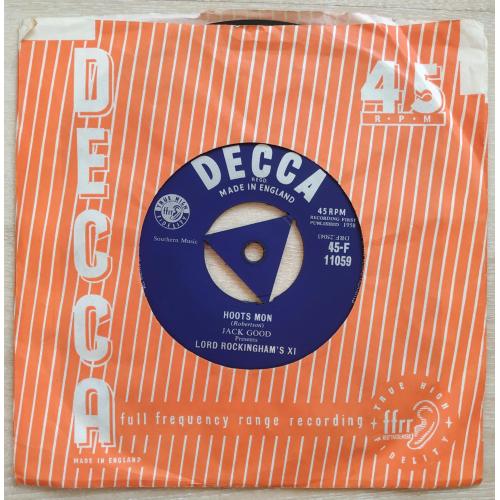 Lord Rockingham's Hoot's Mon Blue Train 7 LP Record Vinyl single Пластинка Винил