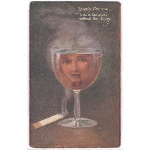 Loves Cocktail that is tasteless without the cherry Реклама Алкоголь Табак Сигарета Почта Тифлис