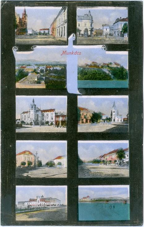 Мукачево Munkacs Сувенирка Привет Грюс 10 видов Почта Чехословакия 1920 год Украина