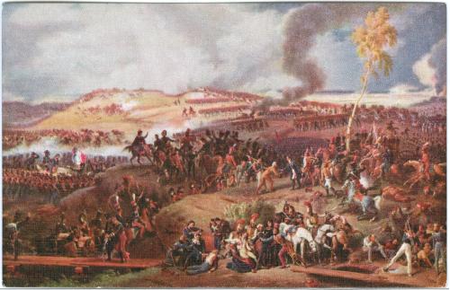 Наполеон Битва под Москвой 7 сентября Ланглуа № 308 Изд. Лапин Париж Отечественная война 1812 год 