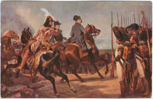 Наполеон Битва при Иене № 318 Изд. Лапин Париж Отечественная война 1812 год Лошадь Оружие