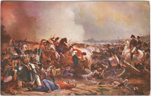 Наполеон Битва при Полоцке 16 августа Ланглуа № 306 Изд. Лапин Париж Отечественная война 1812 год 