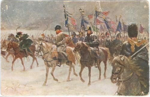 Отступление Наполеона из России Отечественная Война 1812 год Наполеон Лошадь