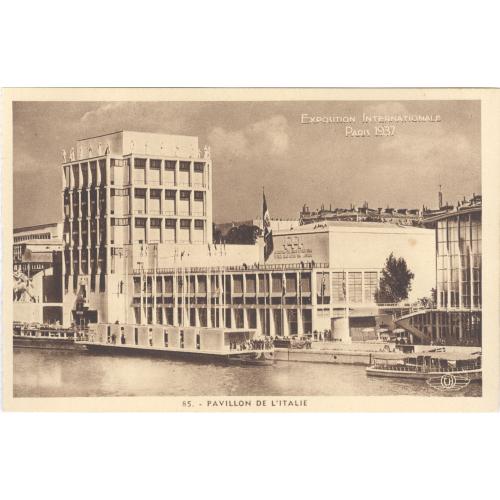 Париж Всемирная выставка 1937 Павильон Италии Exposition Internationale Paris Pavillon de L'italie