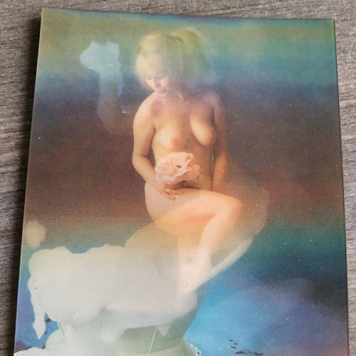 Переливающаяся стерео открытка Эротика Ню Девушка Япония