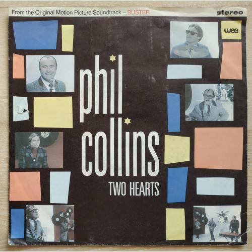 Phil Collins Two Hearts The Robbery 7 LP Record Vinyl single Пластинка Винил