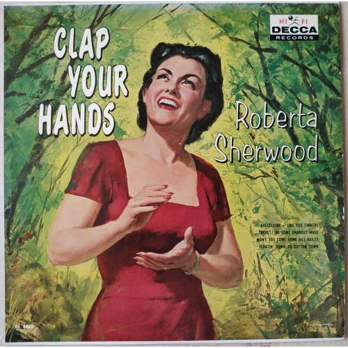 Roberta Sherwood Clar your hands LP Record DECCA Vinyl single 1959 Пластинка Винил Роберта Шервуд 