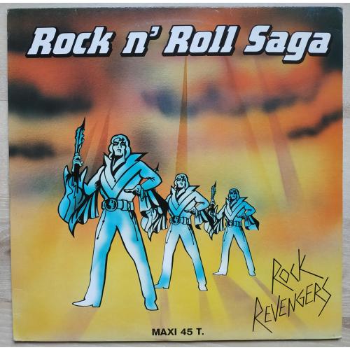 Rock N'Roll Saga Rock Revengers 1978 LP Record Album Vinyl single Rock &amp; Roll Twist Пластинка Винил 