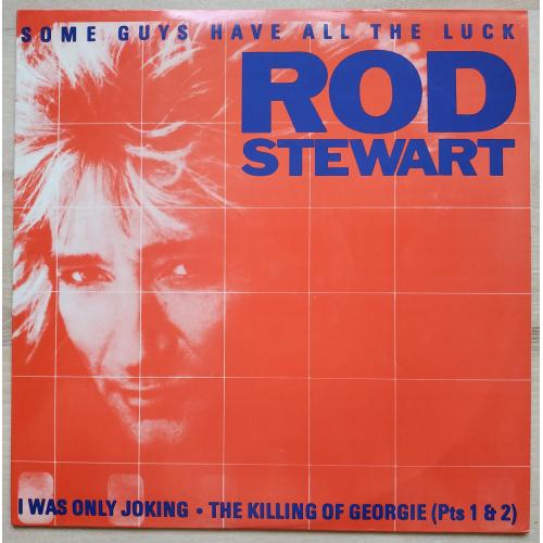 Rod Stewart Sum guys have all the luck LP Record Album Camouflage Bonus Track Vinyl Пластинка Винил 