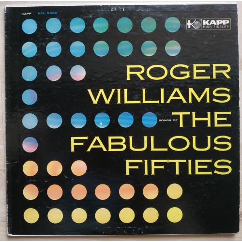 Roger Williams Songs of the Fabulous Fifties LP Record Album  Vinyl Роджер Уильямс  Пластинка Винил