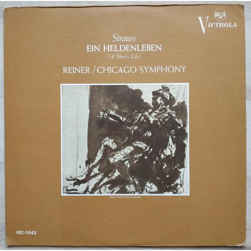 Strauss Ein Heldenleben A Hero's life Reiner Chicago Symphony LP Record Vinyl 1964 Пластинка Винил 