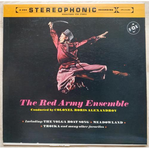 The Red Army Ensemble Conducted By Colonel Boris Alexandrov LP Record Vinyl Пластинка Винил 