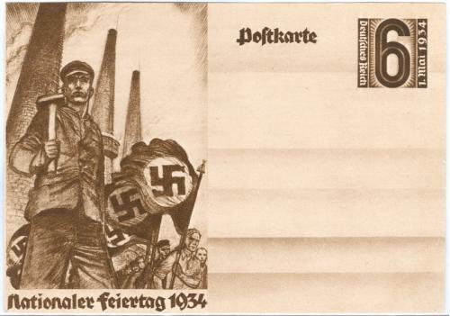 Третий Рейх Вторая мировая война Германия 1934 год Фельдпост