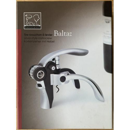 Важільнмй штопор для вина Peugeot Baltaz Алюмінієвий сплав харчовий пластик Вино Алкоголь 