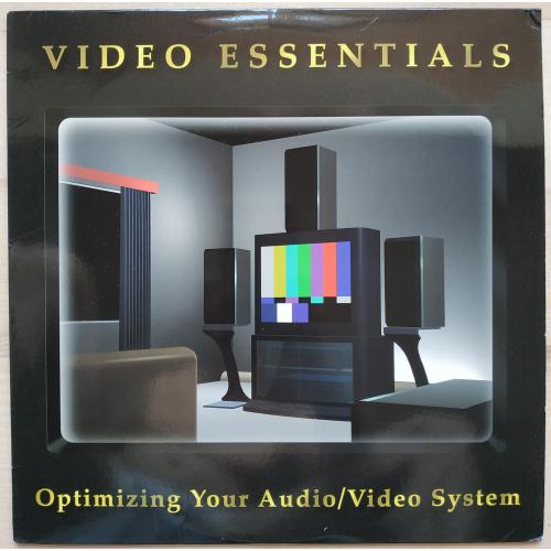 Video essentials Optimizing Your Audio Video System Laser disk Пластинка Лазерный диск