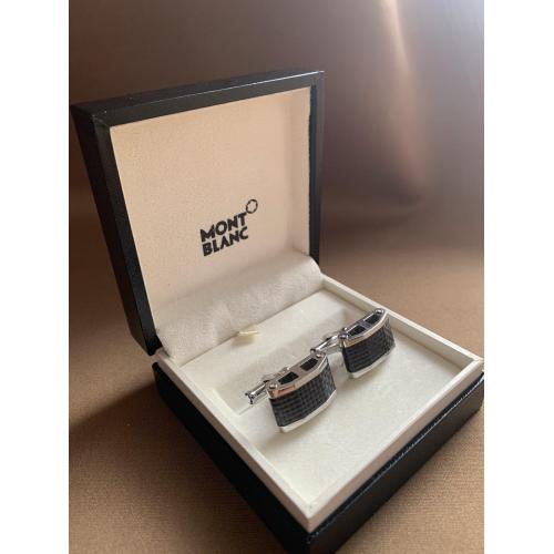 Запонки Mont Blanc Франція Модель: 30232 Сталь карбон Фірмова коробка Гарантійний сертифікат