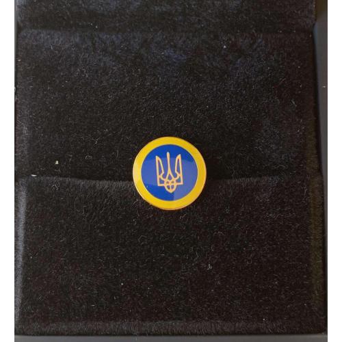 Значок Знак «Тризуб» Україна Металевий сплав композит