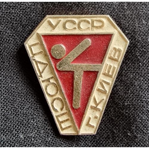 Знак Значок УССР ЦДЮСШ Киев Центральная детско-юношеская спортивная школа СССР 