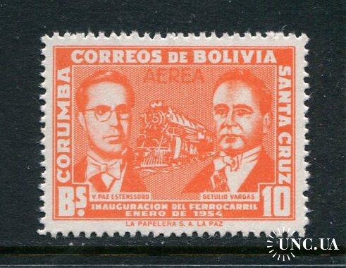 Боливия 1954 год НЕВЫШЕДШАЯ Одиночка ** Паровоз
