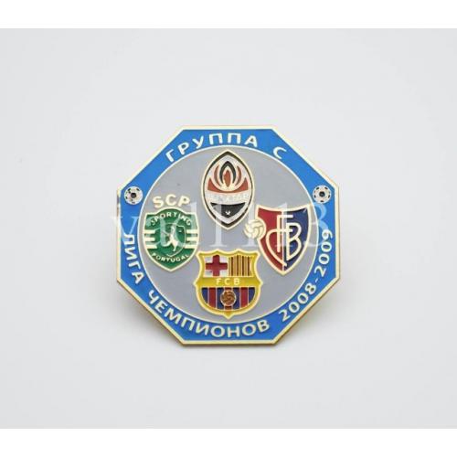 Футбол Лига Чемпионов  2008-09 группа C:  Шахтер Донецк, Барселона, Спортинг Португалия,  Базель