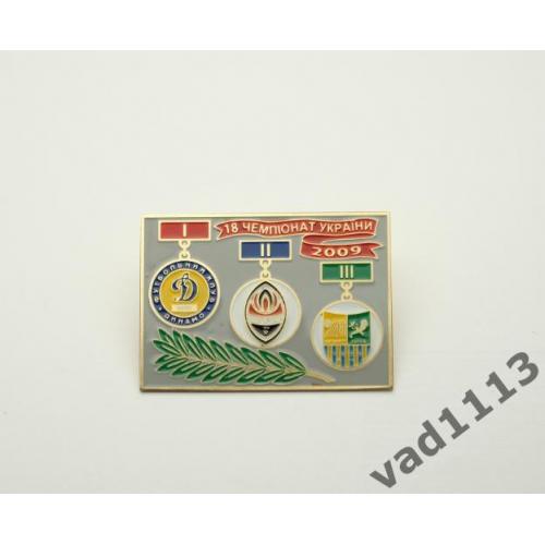 Футбол - Призеры чемпионата Украины 2009  года - Динамо Киев, Шахтер, Металлист