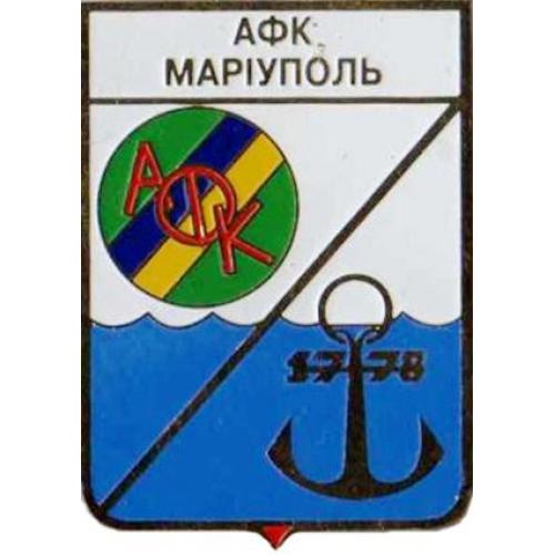 Футбол серия герб города+логотип клуба  АФК Мариуполь, Донецкая область.