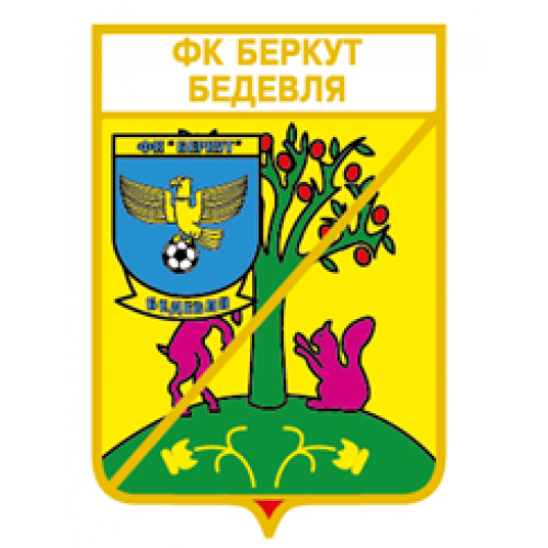 Футбол серия герб города+логотип клуба  ФК Беркут Будевля, Закарпатська область.