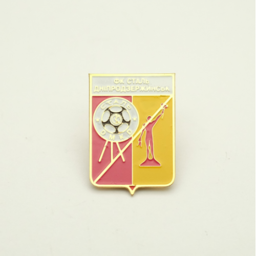 Футбол серия герб города+логотип клуба  ФК Сталь Днепродзержинск, Днепропетровская область.