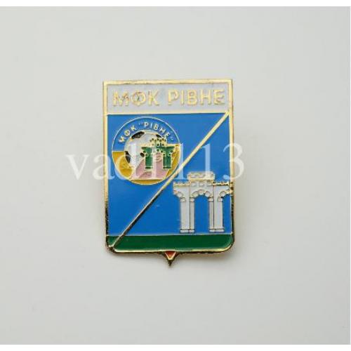 Футбол серия герб города+логотип клуба  МФК Ровно, Ровенская область.