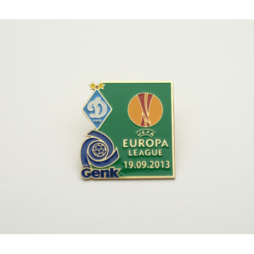 Футбол значок ФК Динамо Киев - ФК Генк Бельгия Лига Европы 2013-14